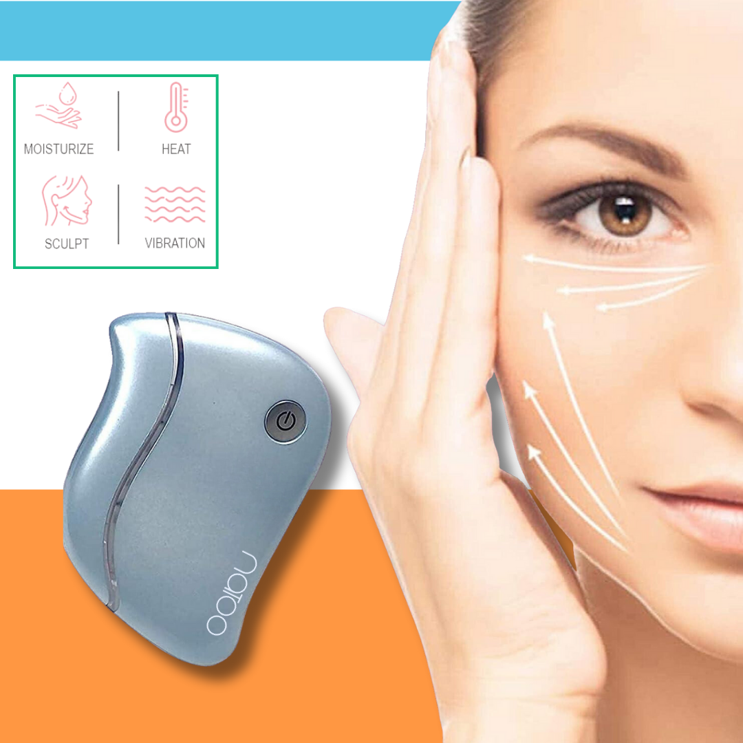 Natoo Red Led Light Gua Sha - Revitalize Your Skin